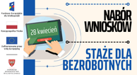 Zdjęcie artykułu Od 28 kwietnia - wznowienie EFS+ staż dla osób bezrobotnych