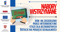 Zdjęcie artykułu Od 21 maja - wstrzymanie naborów EFS+