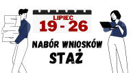 Zdjęcie artykułu Od 19 do 26 lipca 2023 r. - Nabór wniosków o organizację staży